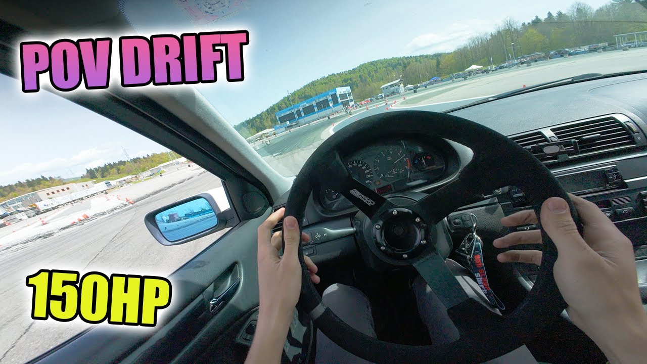 POV Drifting a BMW E46 320i (150HP) On Track!