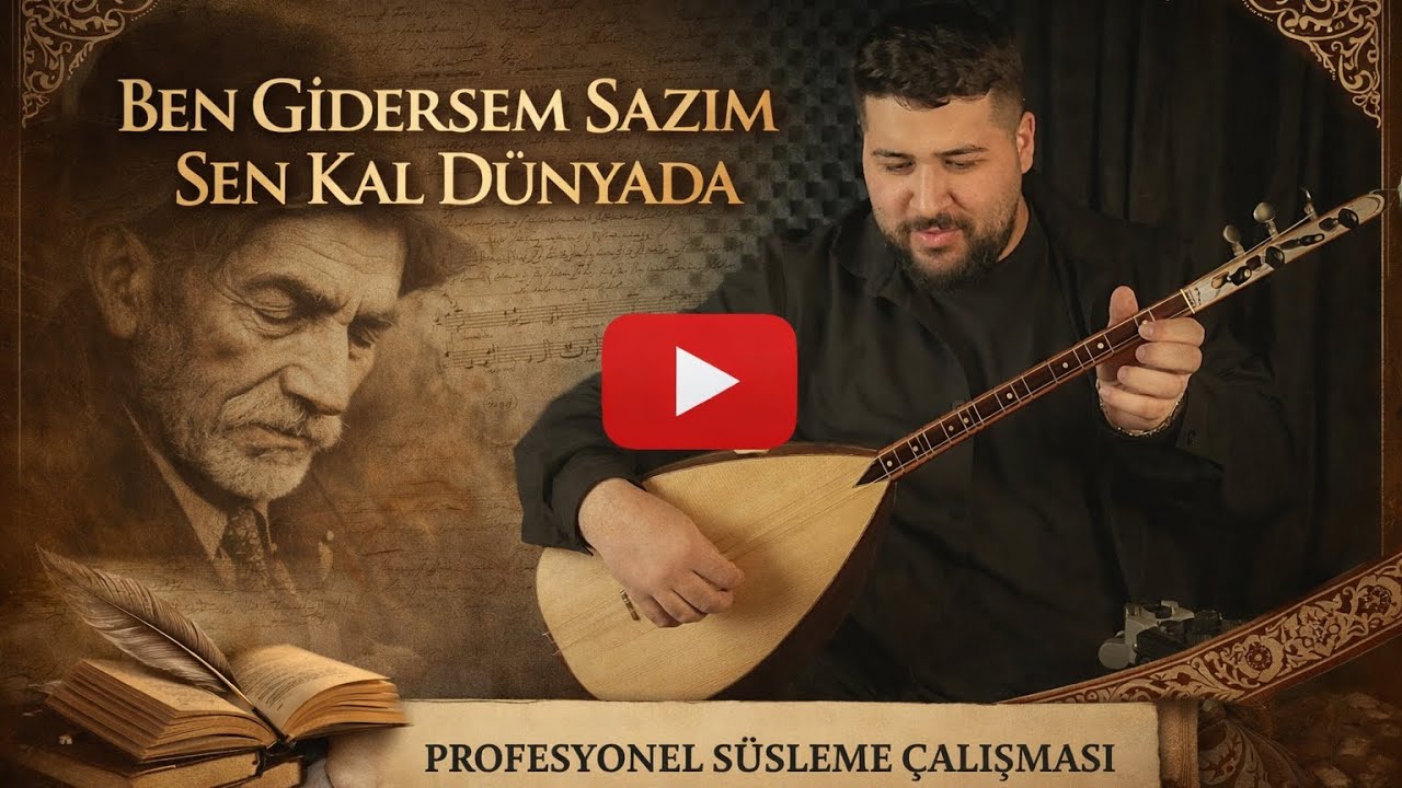 Ben Gidersem Sazım Sen Kal Dünyada - Profesyonel Süsleme Çalışması SOLFEJ
