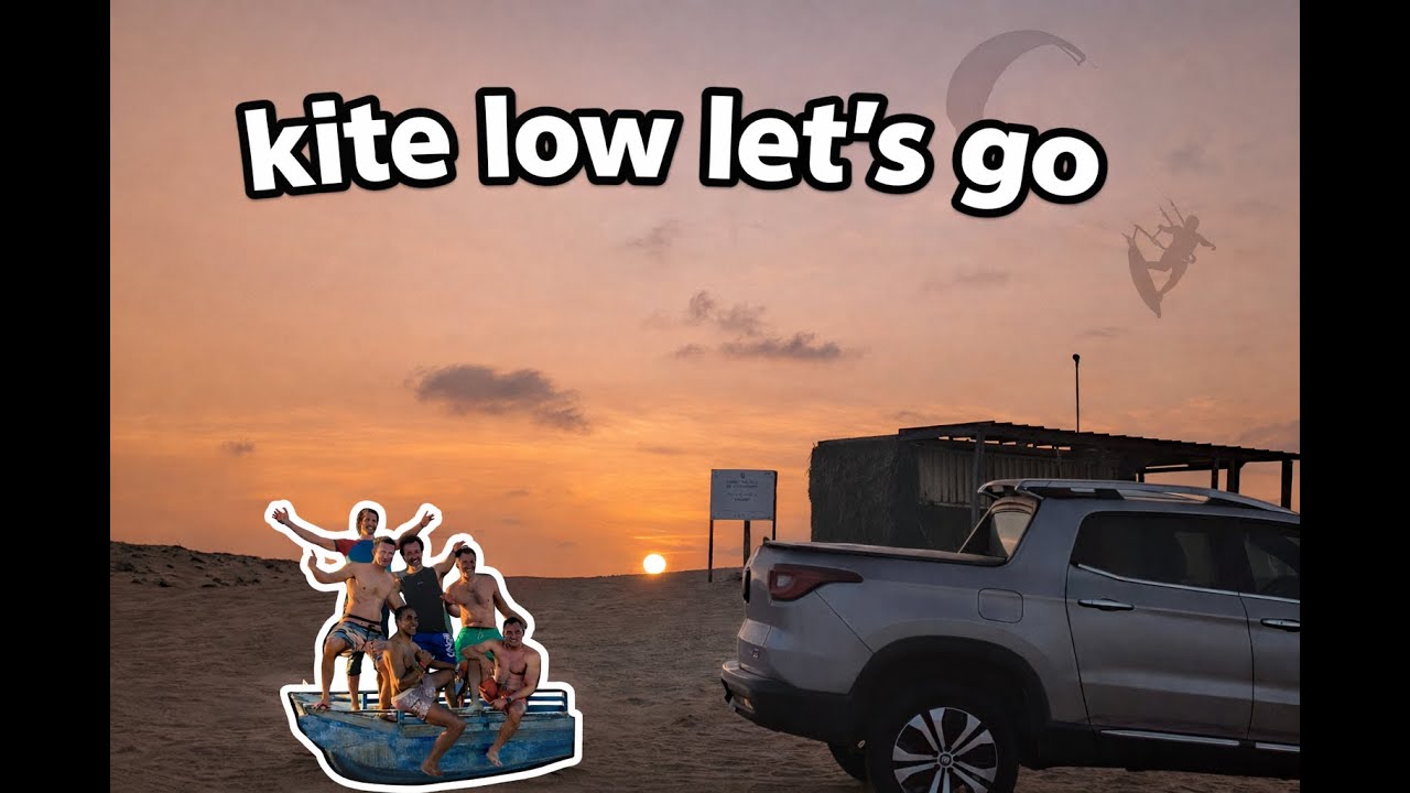 Kitesurfing Brazil - Kite low Let's go!