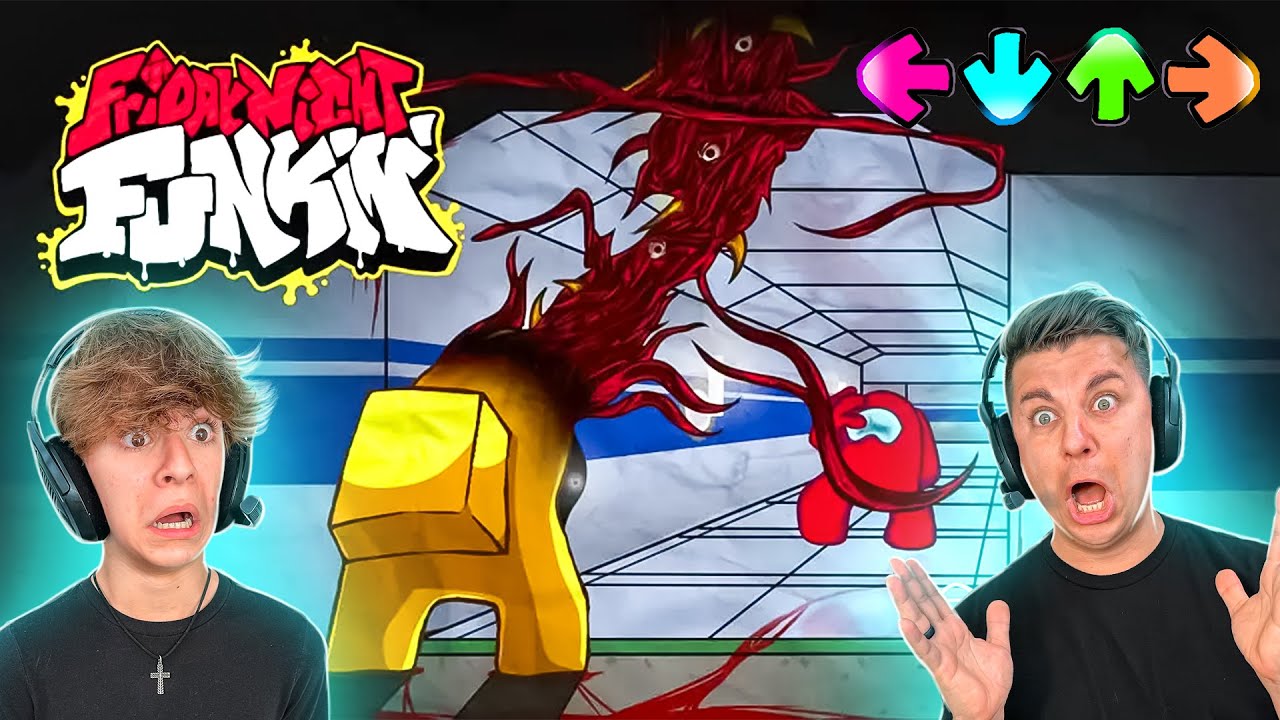 Theres an imposter AMONG US! FreakPoster FNF mod