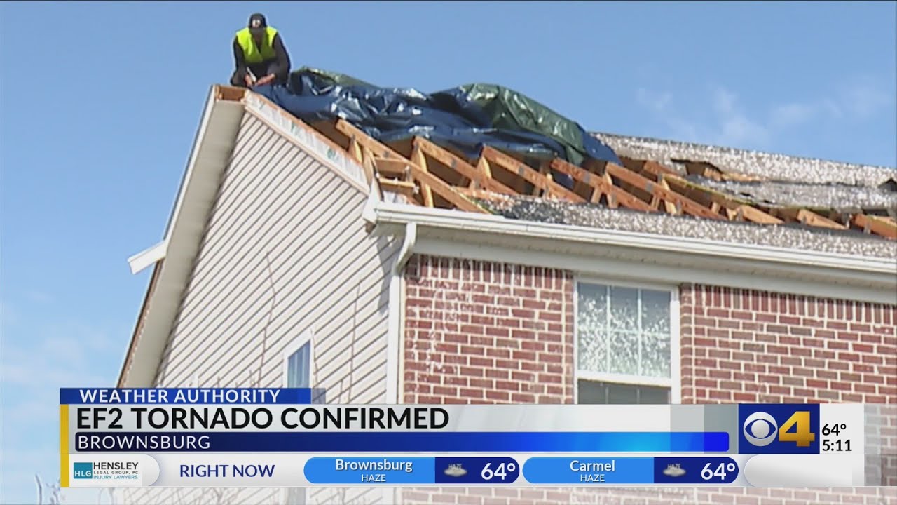 EF2 tornado confirmed in Brownsburg