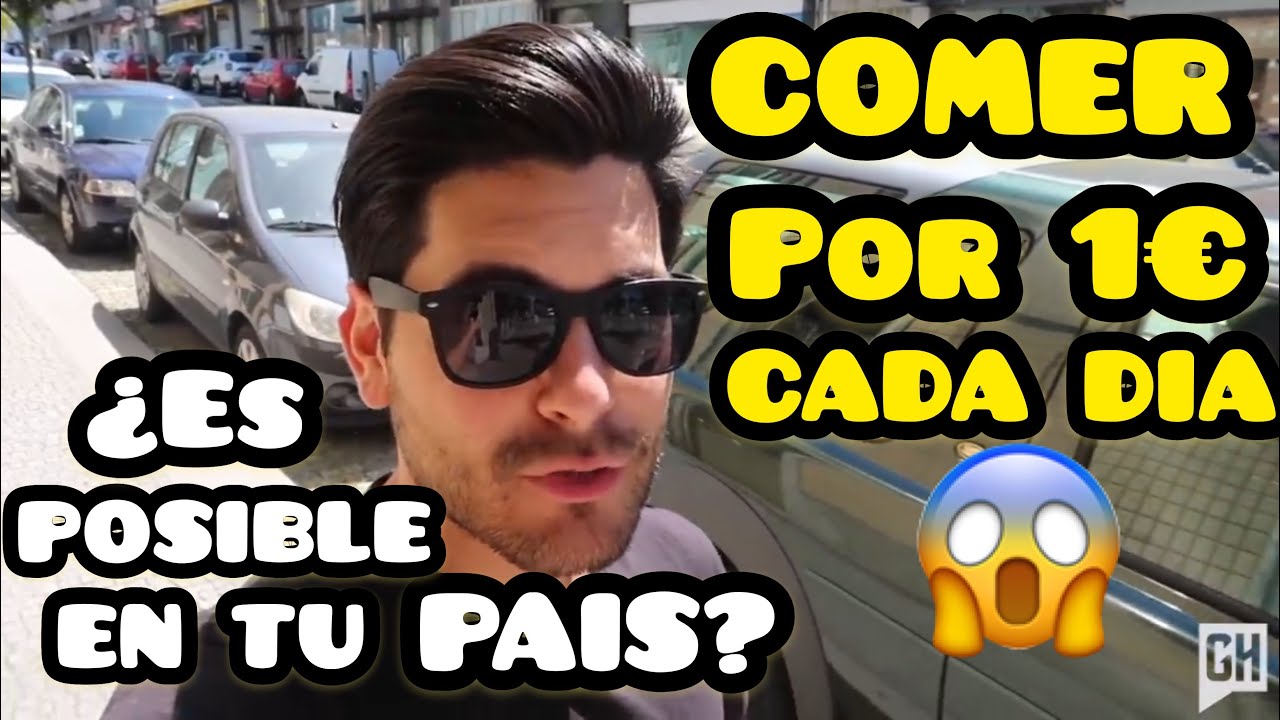 COMIENDO POR 1€ o $20 PESOS 🇲🇽 DURANTE UNA SEMANA 😱🤯 - Gabriel Herrera