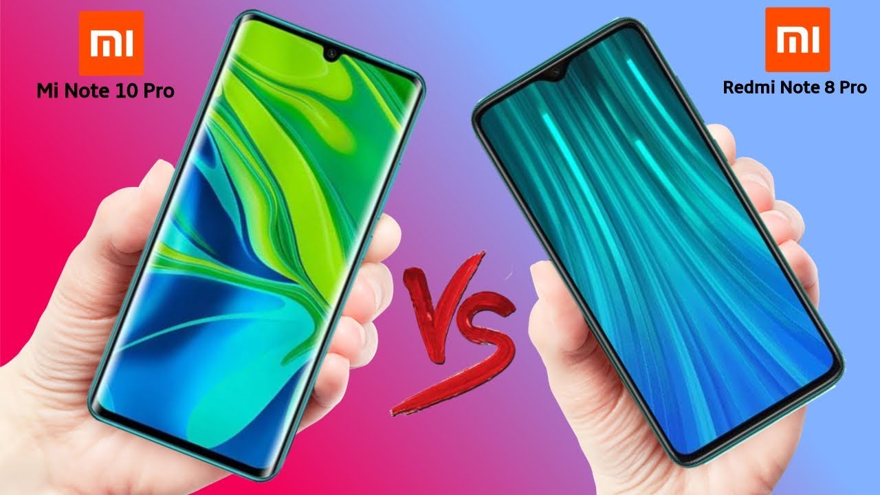 Xiaomi Mi Note 10 VS Xiaomi Redmi Note 8 Pro - What Are The Differences