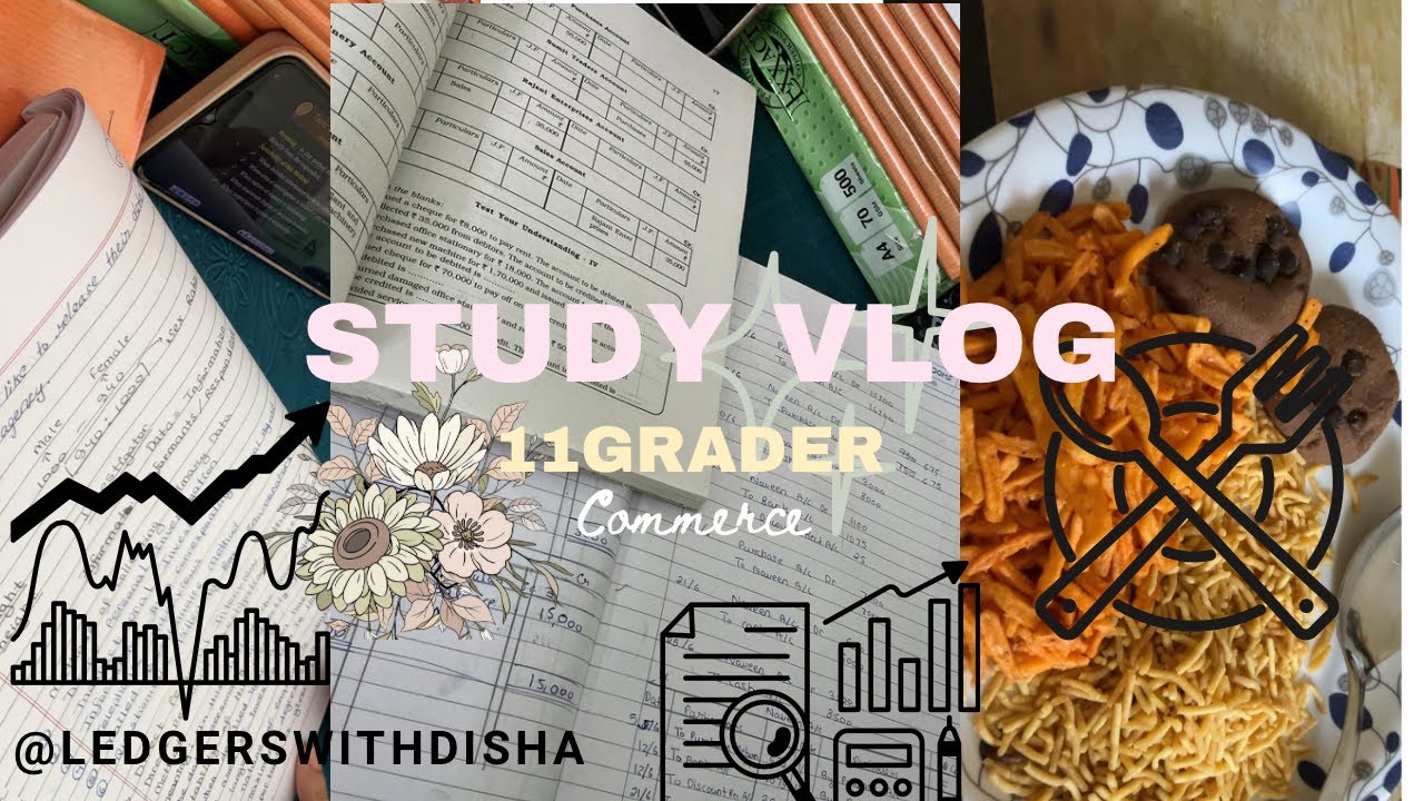 Study vlog | 11 grader |#11commerce #cbse #11grader #study 