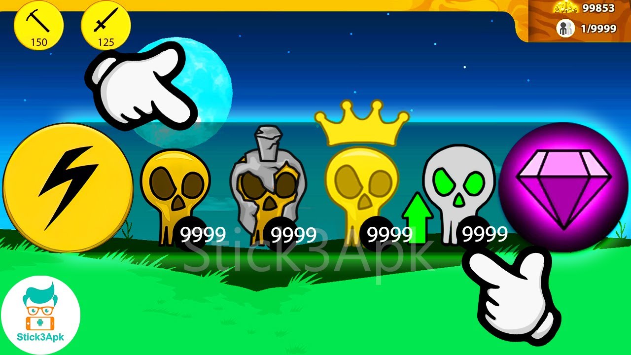 NEW BUY ALL EPIC CHAOS SPELL X9999 ITEMS #1 - Super Giant | Stick War Legacy Mod | Stick3Apk