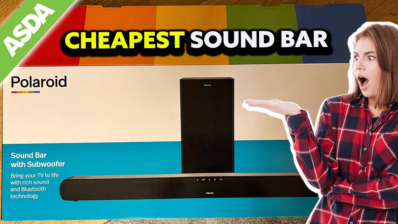 Polaroid Sound bar + Subwoofer full review - Asda