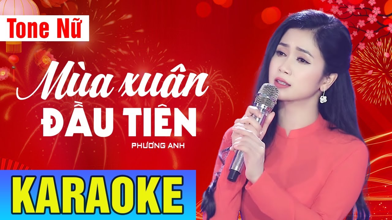 KARAOKE Mùa Xuân Đầu Tiên - Phương Anh | Nhạc Xuân 2022 | Võ Hoàng Karaoke