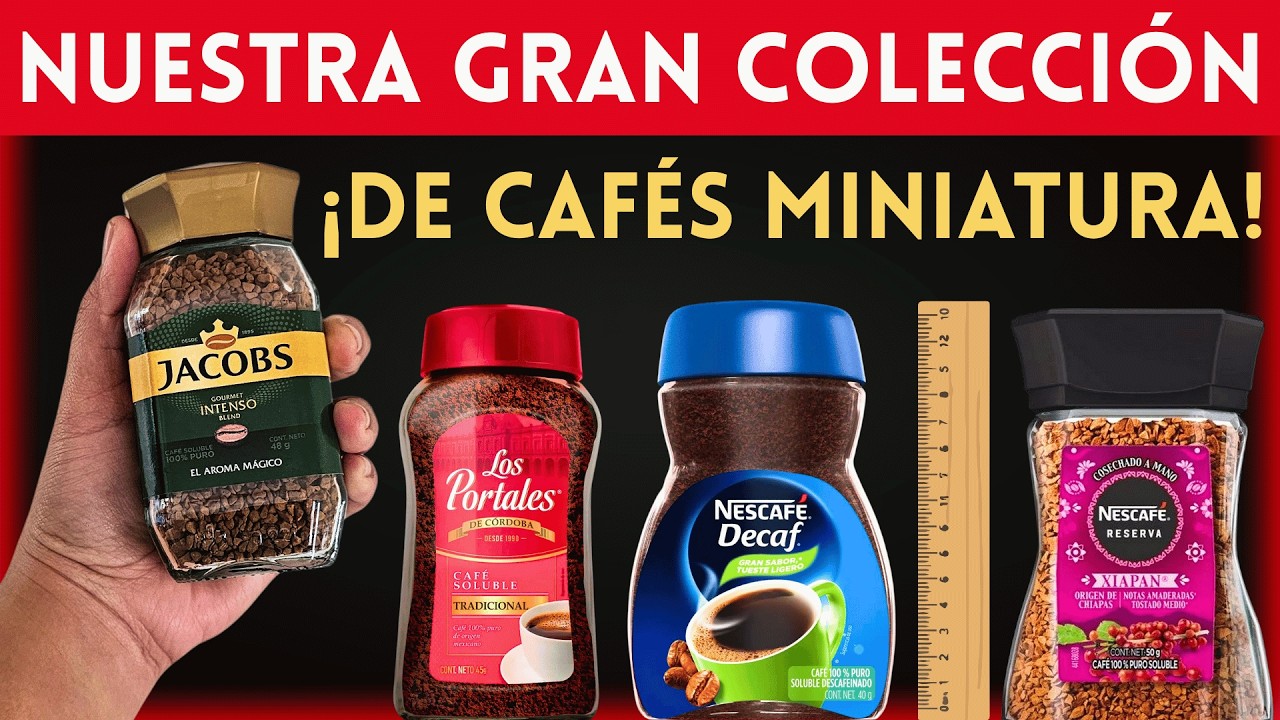 ¡Mi GRAN Colección OCULTA de Cafés Solubles en MINIATURA! | ¿QUÉ HAGO CON ELLA?