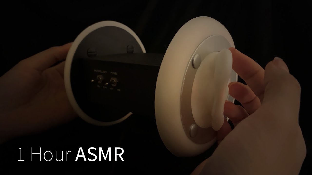 [1 Hour ASMR] Earflap scratching & Cleaning with Fingers(slow) | No talking