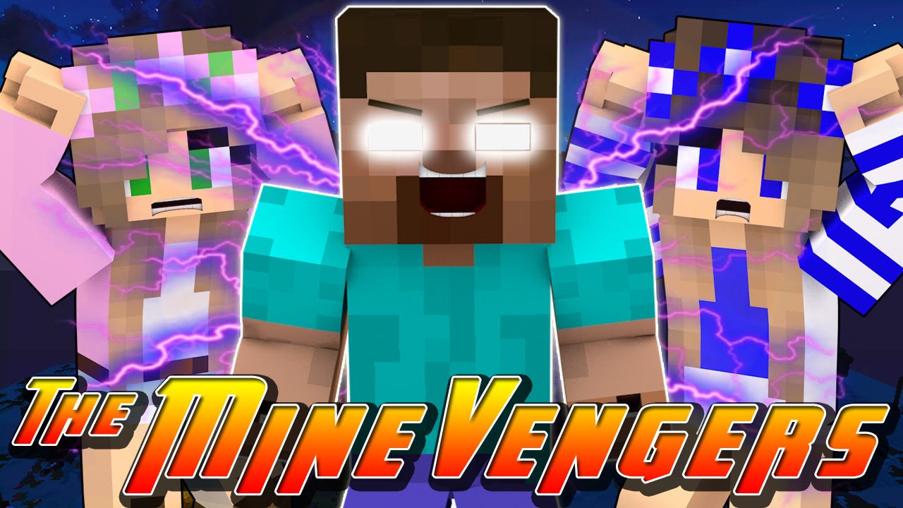 Minecraft MineVengers - HEROBRINE TRIES TO KIDNAP LITTLE KELLY & LITTLE CARLY!!!?