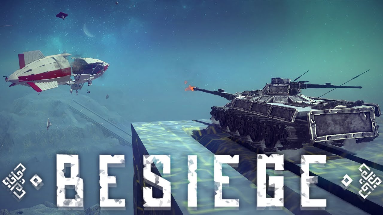 Besiege - 1000 MPH Hovercraft - Airship Destroyer Tank - Besiege Best Creations