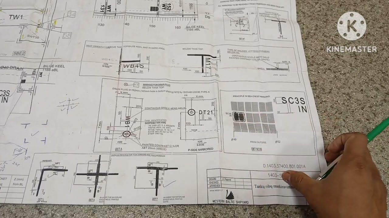 Study a drawing||एक चित्र का अध्ययन करें #shipyard #shipbuilding #drawing