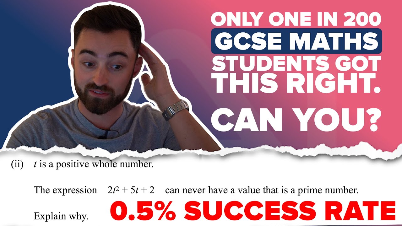 Only 1 in 200 GCSE Maths students got this question right. Can you?