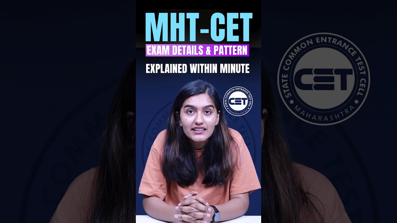🔥 MHT CET Exam Details 2025 | MHT CET Exam Pattern Explained | Intellipaat #Shorts #mhtcet