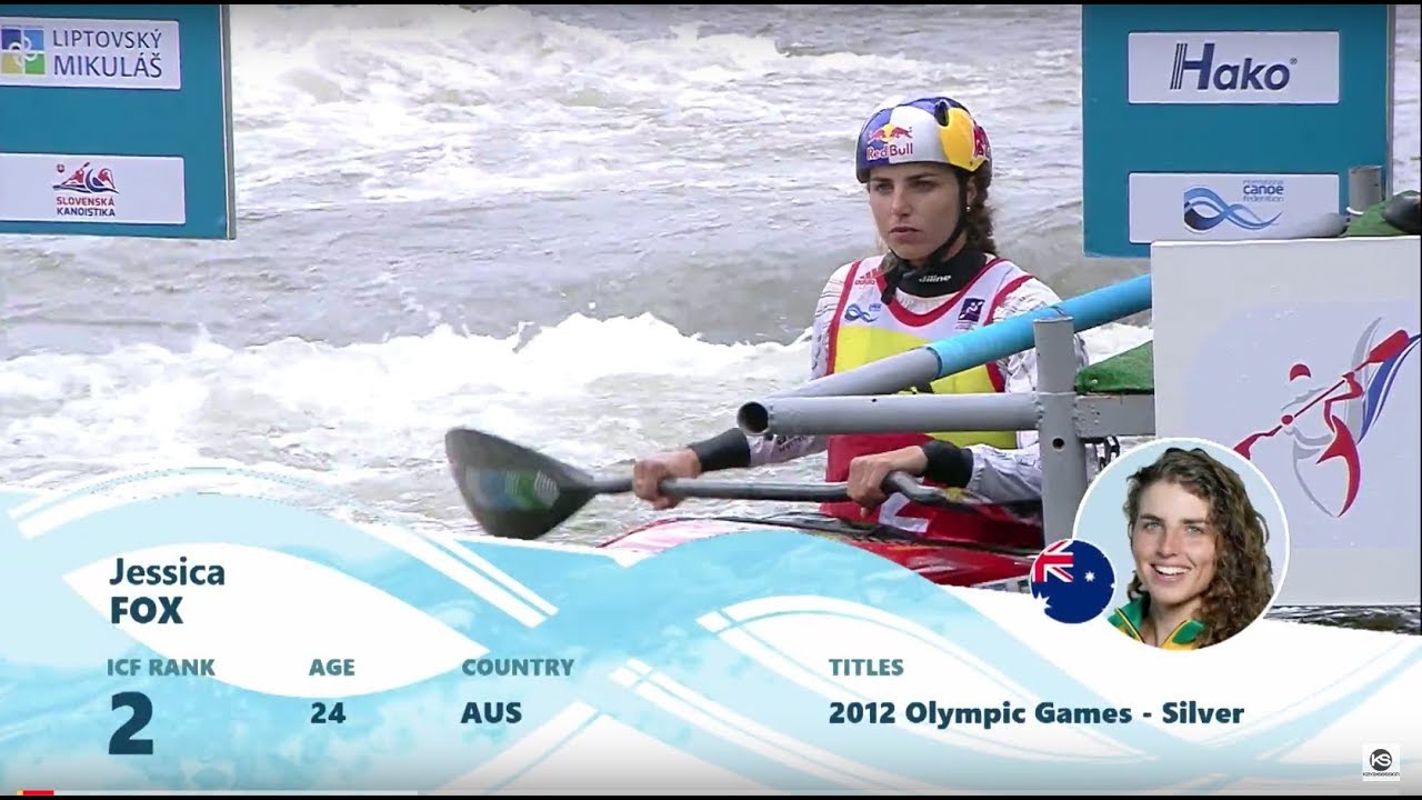 Jessi Fox Winning run, K1 Women - World Cup1 2018 ICF Slalom,  Liptovski Mikulas (Slovakia)