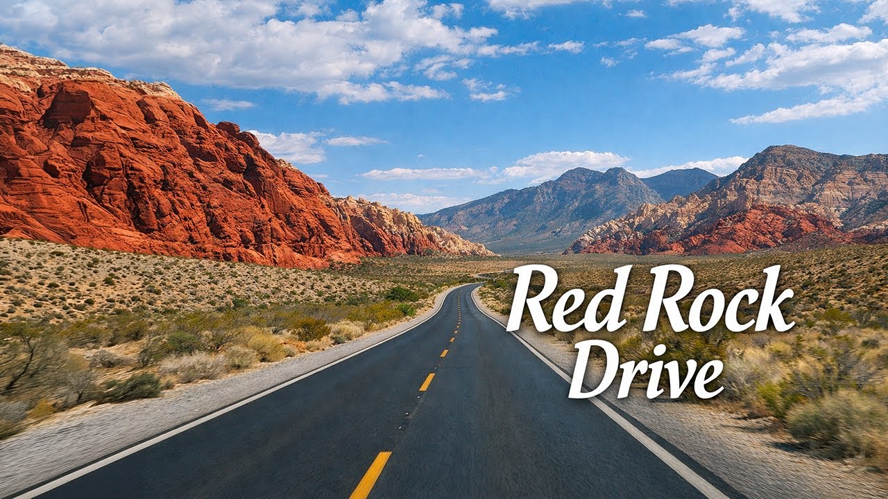 Red Rock Canyon Scenic Drive | 레드락 캐년 시닉 드라이브 | Jazz Ambient POV
