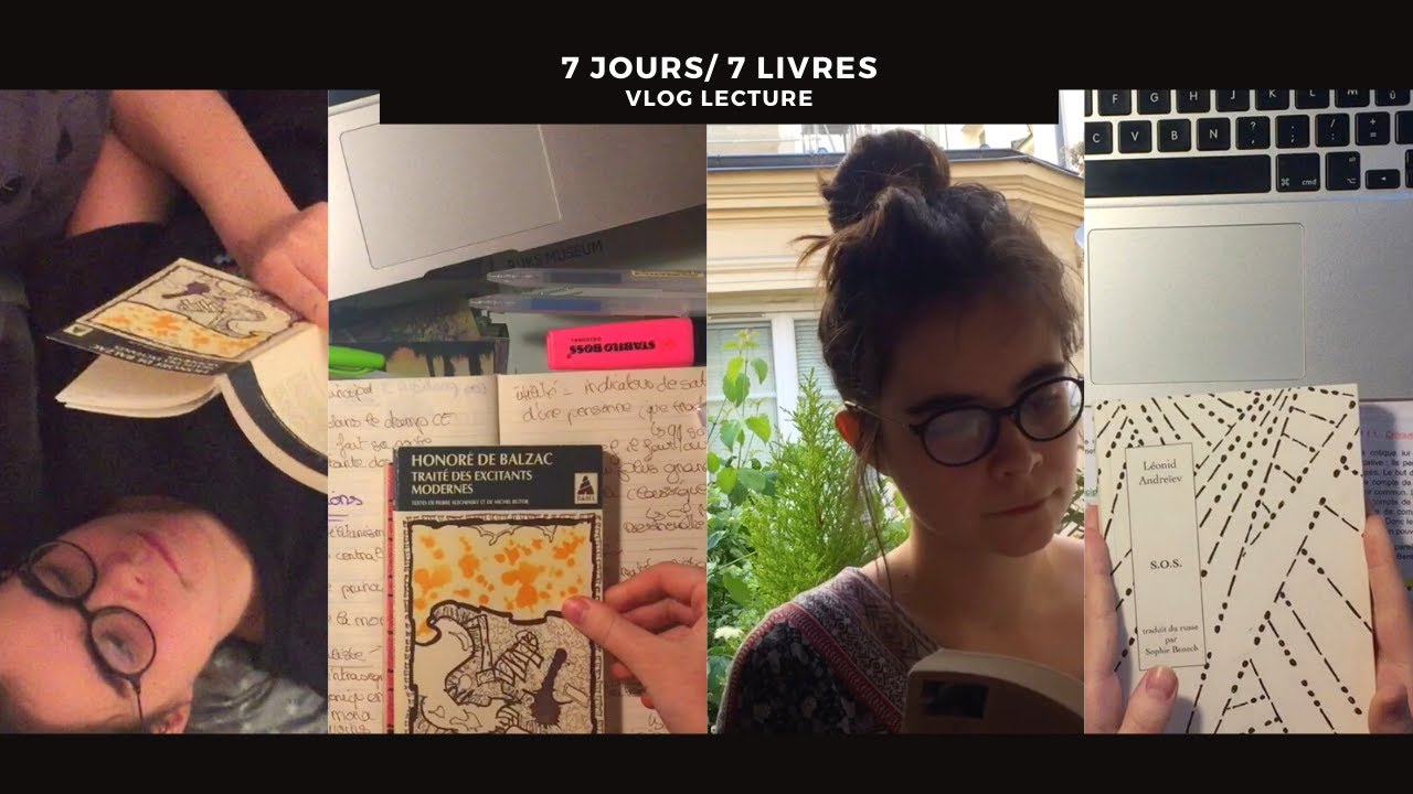 7 livres en 7 jours (Vlog lecture #1)