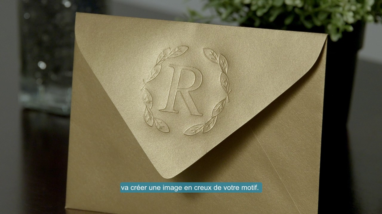Embossage & Debossage avec la  Silhouette Curio™