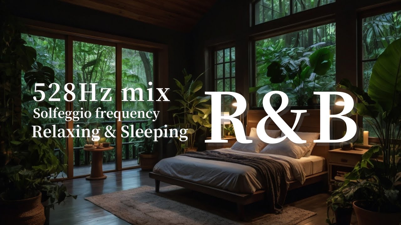 ［BGM］528Hz:Love and healing frequency. R&B playlist for relaxing time. [Relax/work/study/sleep]