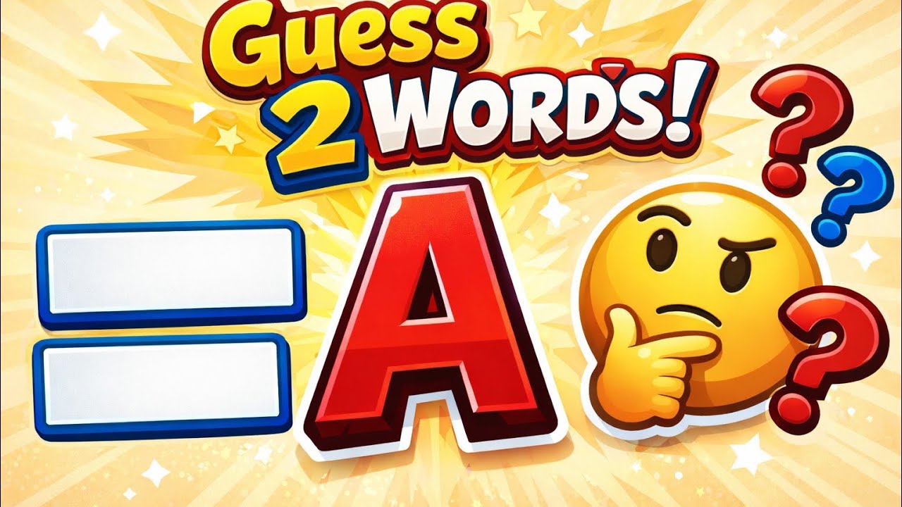 “Alphabet Challenge: Guess 2 Words Before Time Runs Out!”
