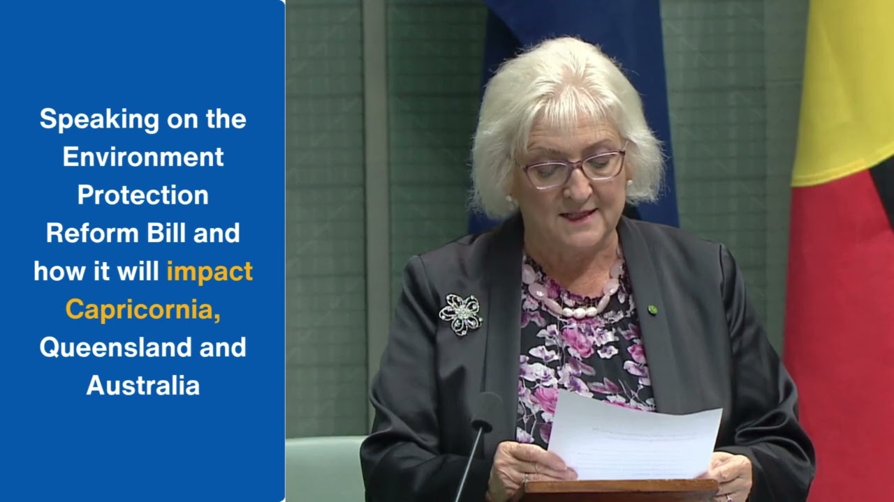 Michelle Landry MP on the Environment Protection Reform Bill and how changes impact Capricornia