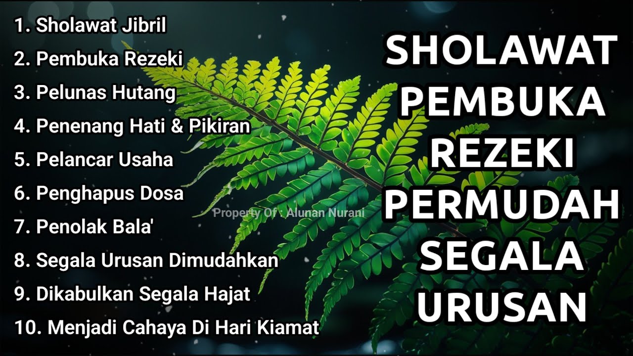 SHOLAWAT JIBRIL PEMBUKA PINTU REZEKI - SHOLAWAT PENYEJUK HATI TERBARU 2026