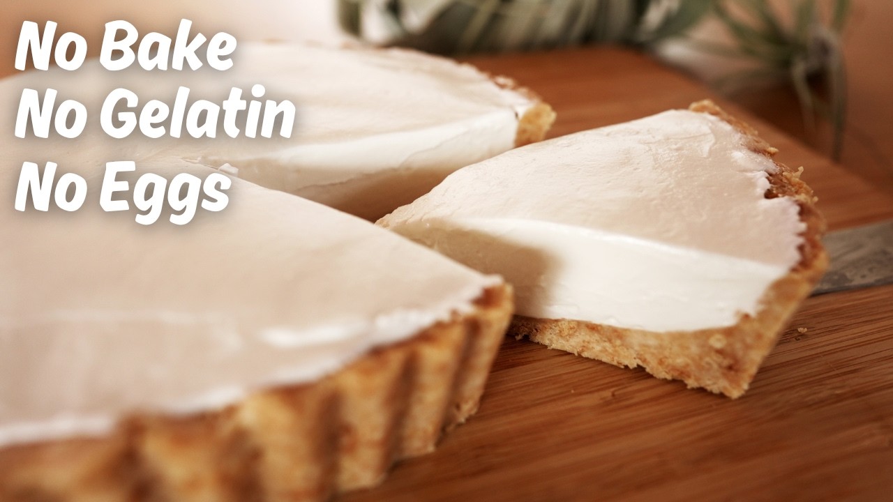 No Bake Yogurt Cheesecake Recipe No Gelatin, No Eggs in 5 minutes