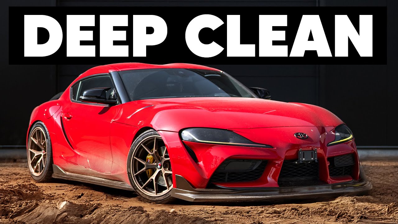 Cleaning a Dirty Toyota Supra - Interior & Exterior Detail