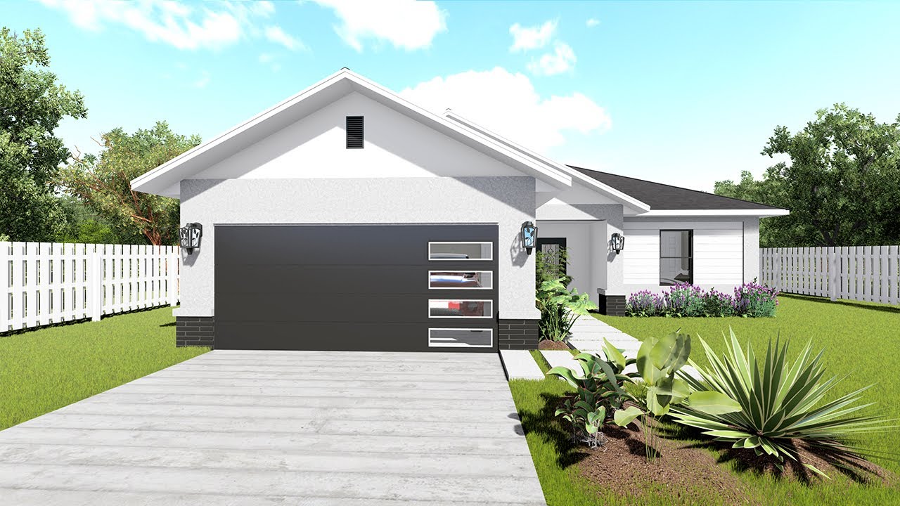 Minimalist Meets Modern: A 57x42ft House Designed for Relaxation