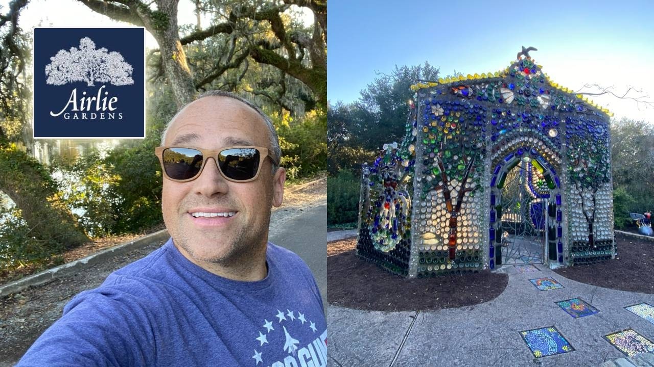 Discover the SECRET Beauty Of Airlie Gardens | Mystery Grave | Bottle Chapel