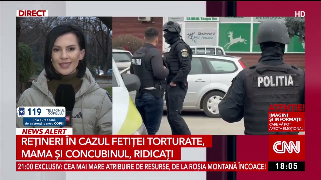 Rețineri în cazul fetiței torturate. Mama și concubinul, ridicați