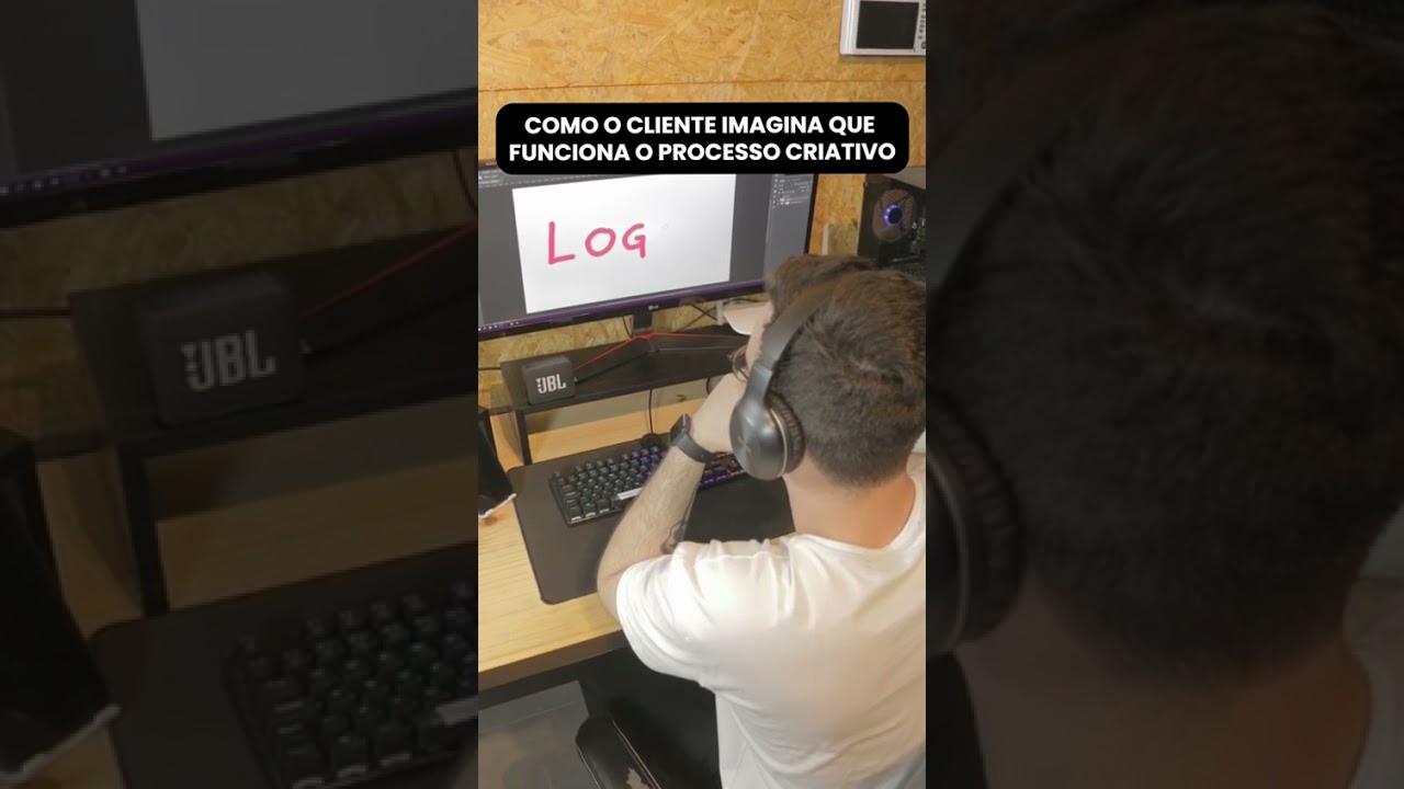 COMO O CLIENTE ACHA QUE &Eacute; - DESIGN GR&Aacute;FICO😂 #shorts