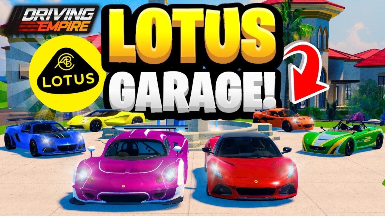 Создаю ЛУЧШИЙ гараж Lotus в Driving Empire!