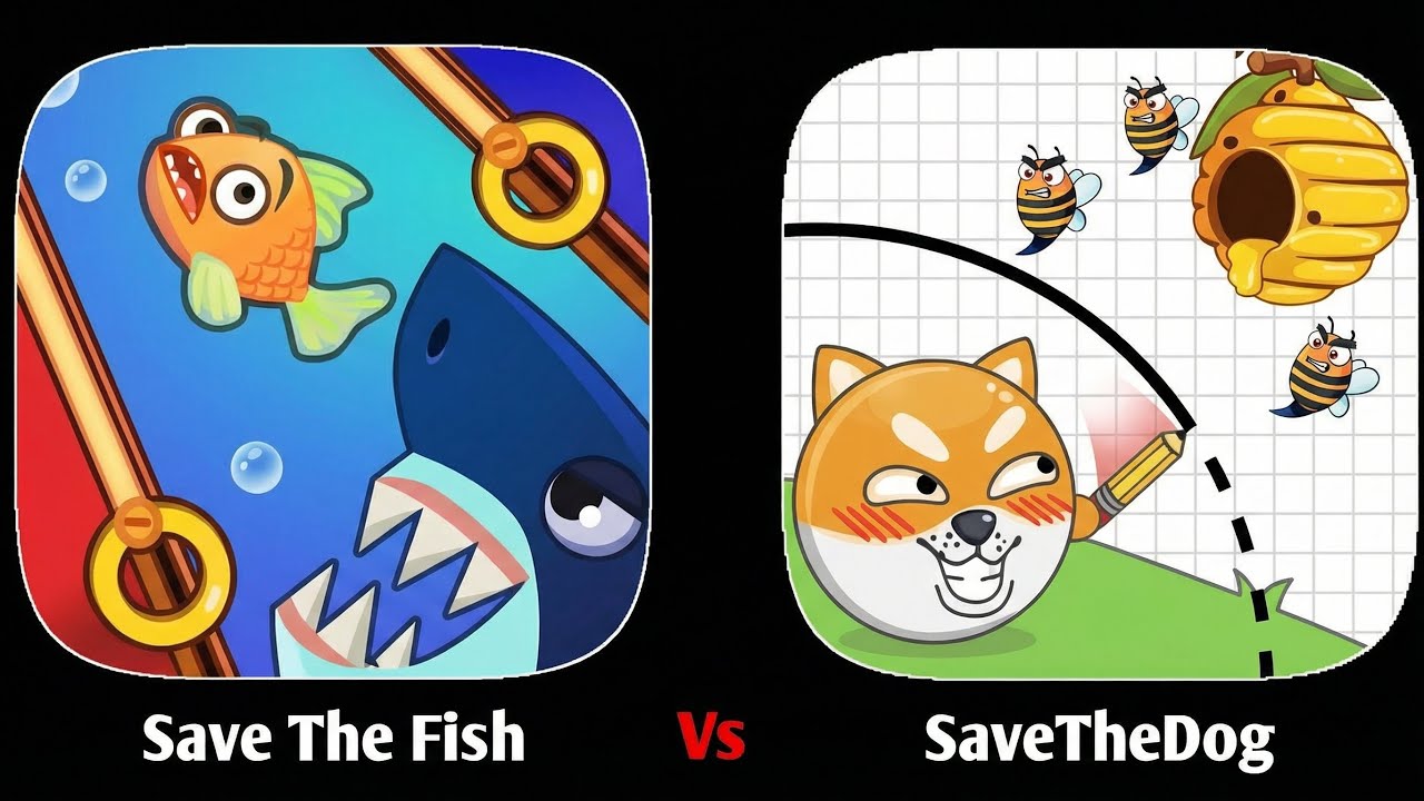 Save The Fish Vs Save The Dog 🔥 Which Game is Better? | IOS Android Gameplay Walkthrough 