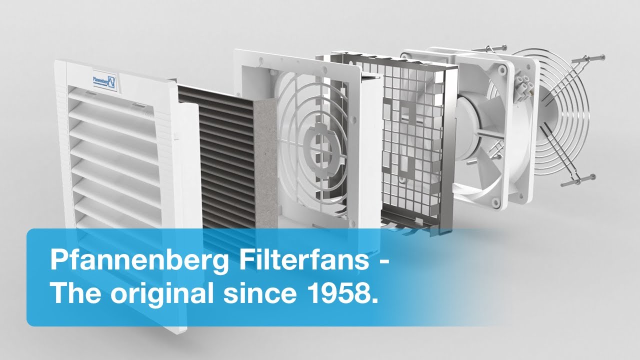 Pfannenberg Filterfans - The original since 1958.