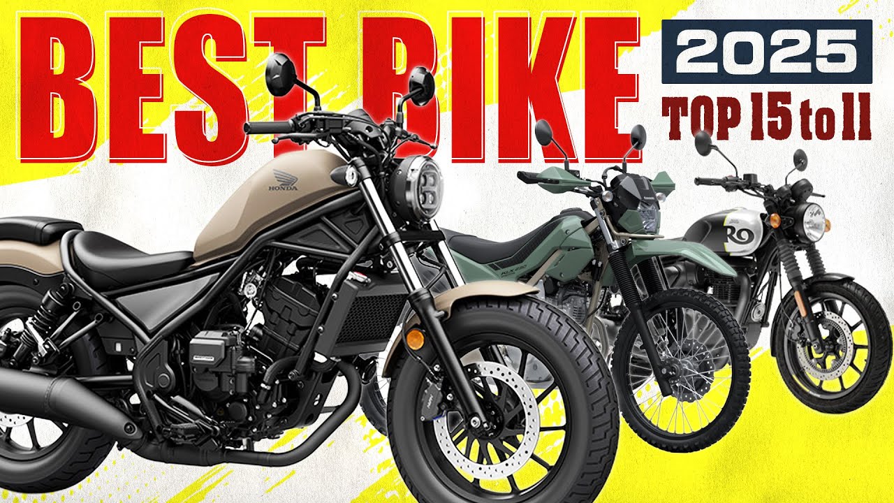 【2025年ランキング】50代ライダーが選ぶベストバイクTOP15～11！【ホンダ/カワサキ/BMW/Royal Enfield】