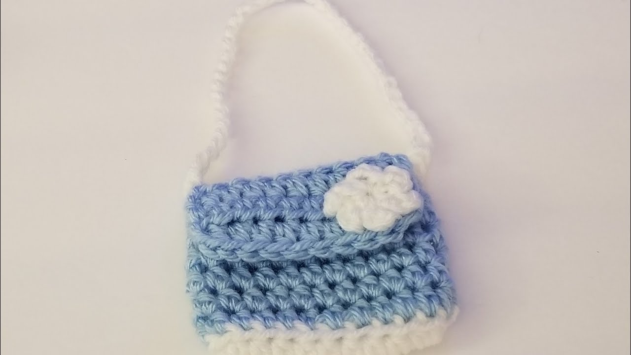 AG Crocheted purse with flap