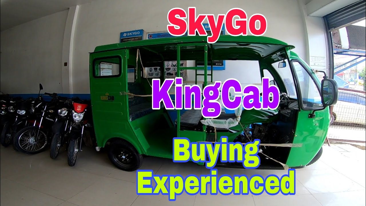KINGCAB SKYGO COMMUTER TRI WHEELER   |   BUYING EXPERIENCED  |  TUKTUK  |  RICKSHAW