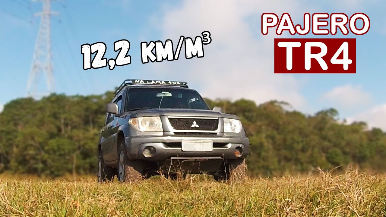 12 km/m³ na PAJERO TR4 - Lift, Remap, Bagageiro, Manutenções e Curiosidades