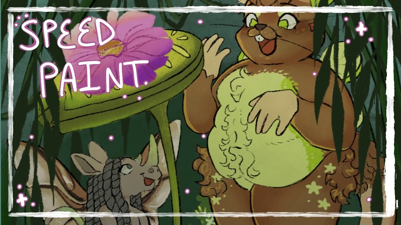 CATMOSSART | Applesauce and Jelani 🐭💚🦏