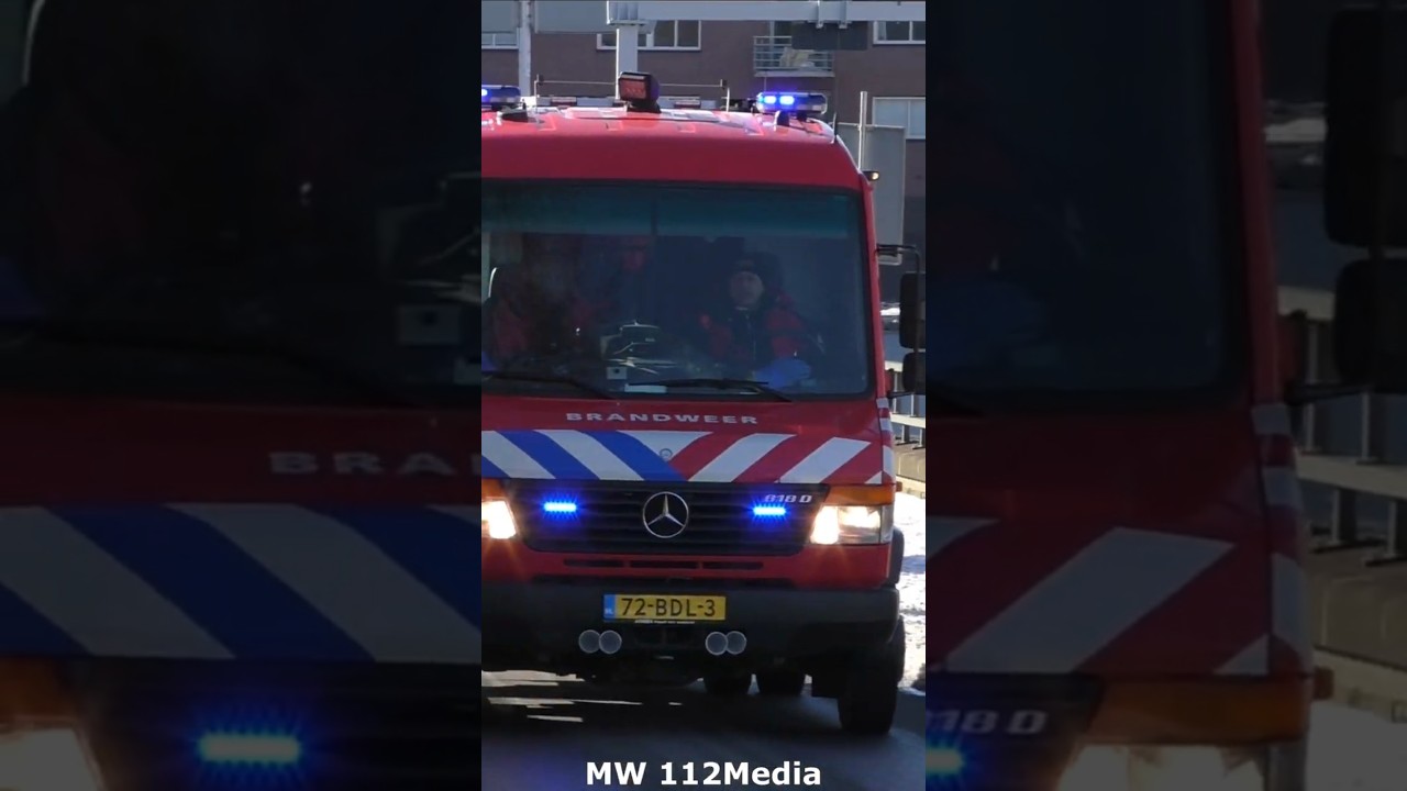 Oude WO 13-3111 Nico met spoed naar een persoon te water! #brandweer #feuerwehr #firebrigade