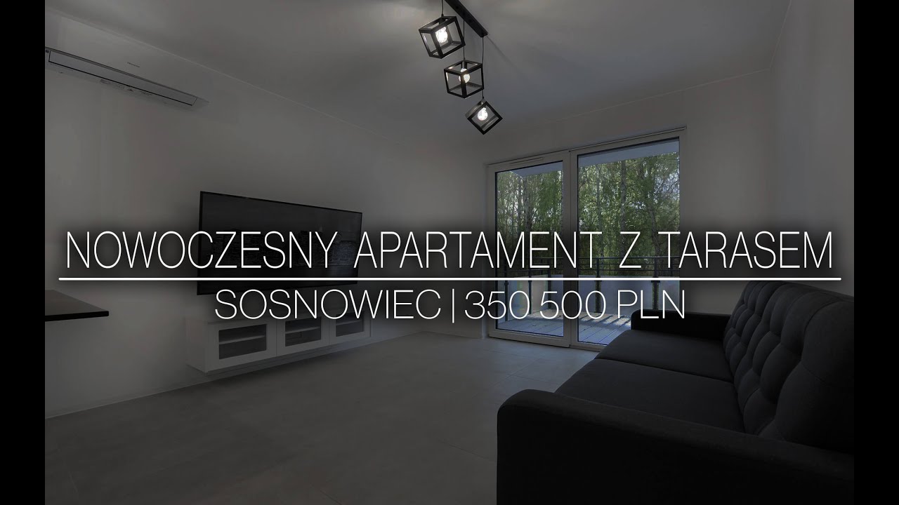 [SPRZEDANE] Na sprzedaż nowoczesny apartament 2 pokoje z tarasem | Sosnowiec Dębowa Góra.