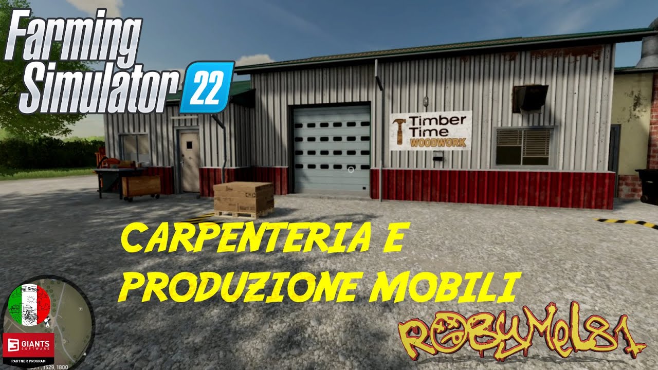 FARMING SIMULATOR 22 - ITA - MADE IN USA -  39 - Carpenteria e Produzione Mobili