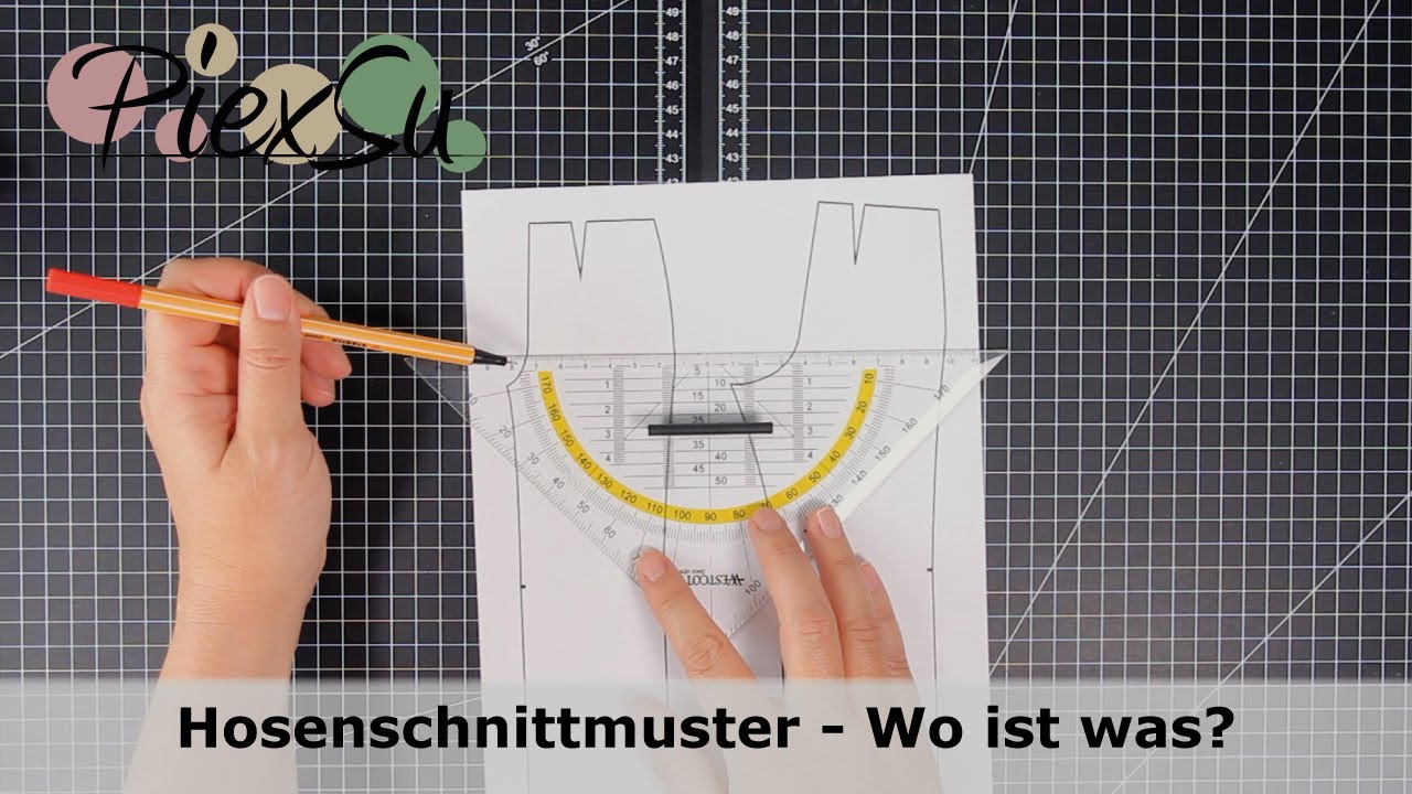 Hosenschnittmuster - Wo sitzt welches Maß | PiexSu