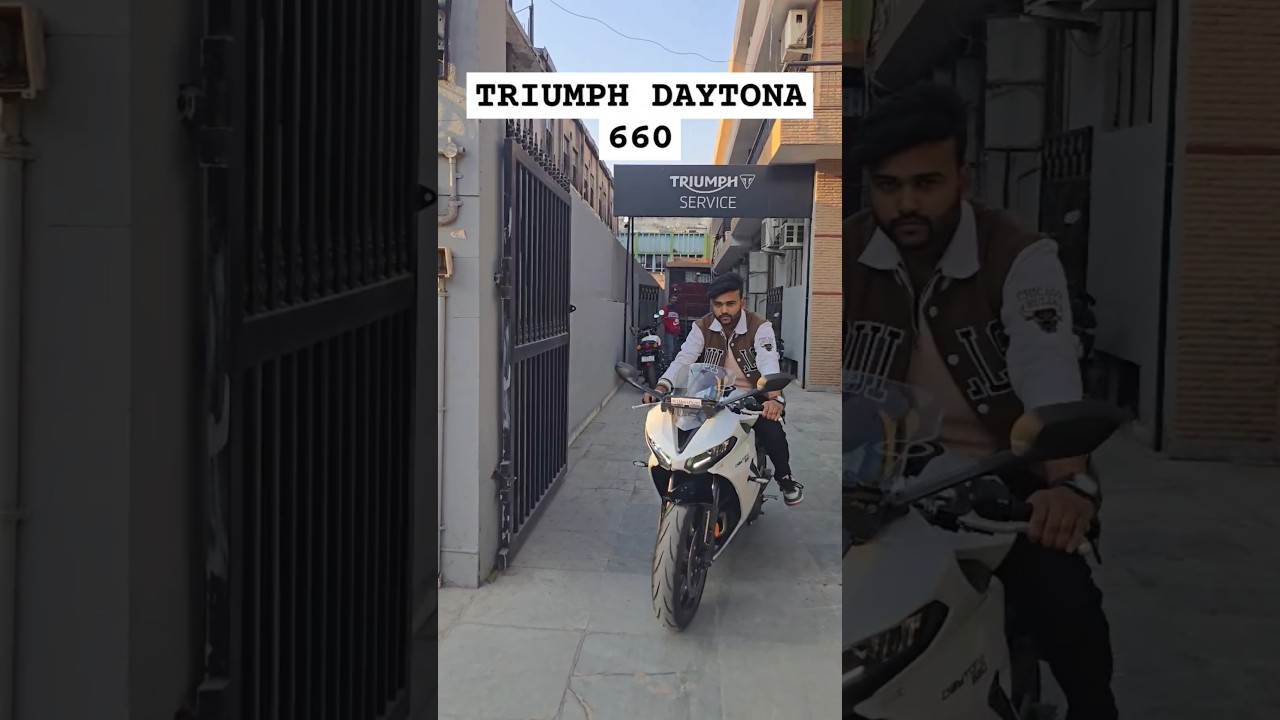 TRIUMPH DAYTONA 660 FIRST RIDE. #triumphdaytona #triumph #daytona