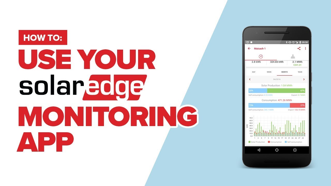 How to use your SolarEdge monitoring app on a smartphone or tablet.