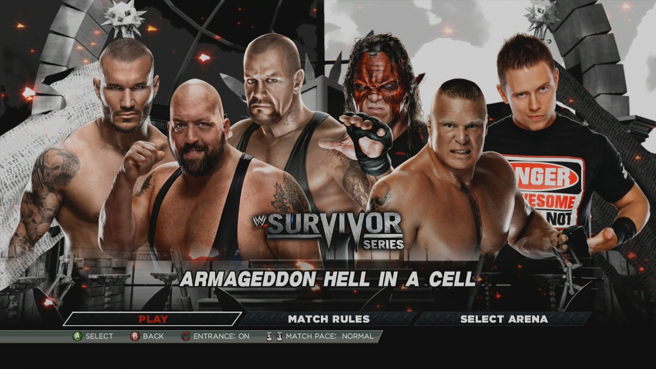 WWE 2K15: ARMAGEDDON HELL IN A CELL - 6-MAN MATCH | GAMEPLAY