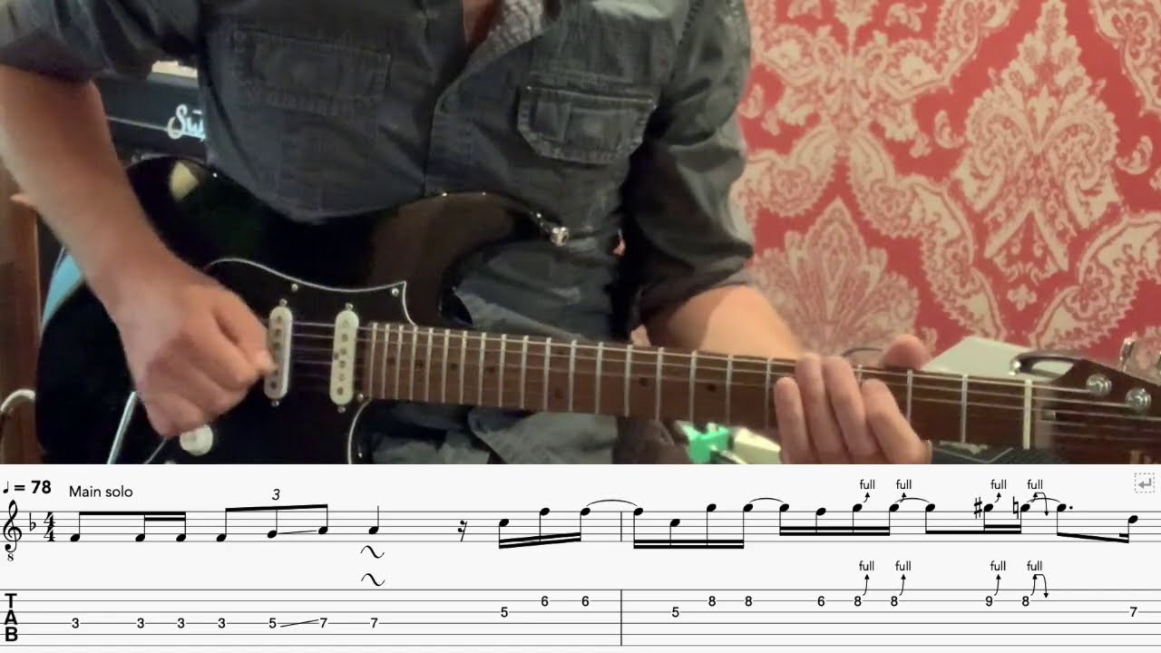 Rosanna solos - with TAB
