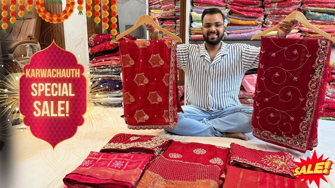 🔥Karwachauth Special Sale | जयपुरी Sarees पर शानदार छूट | अब नहीं तो कभी नहीं…