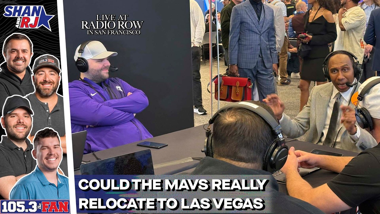 Stephen A. Smith Live From Radio Row Discusses The Mavs, NBA Trades, Movies & More | Shan & RJ